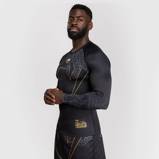 Rashguard Venum Serpenti langärmlig Schwarz 
