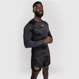 Rashguard Venum Serpenti langärmlig Schwarz 
