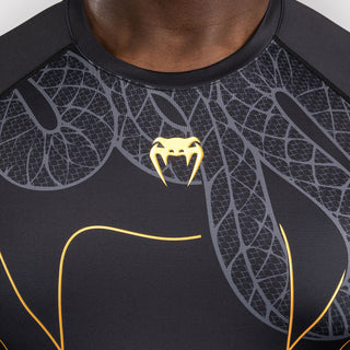 Rashguard Venum Serpenti langärmlig Schwarz 