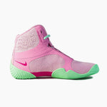 Ringerschuhe-Wrestling Nike Tawa Rosa-grün-Combat Arena