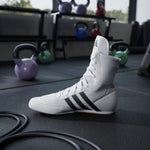 Boxschuhe Adidas Box Hog 2 Weiß-Schwarz 