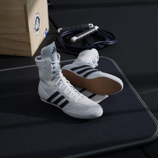 Boxschuhe Adidas Box Hog 2 Weiß-Schwarz 