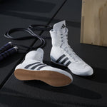 Boxschuhe Adidas Box Hog 2 Weiß-Schwarz 