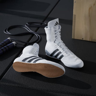 Boxschuhe Adidas Box Hog 2 Weiß-Schwarz 