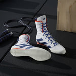 Boxschuhe Adidas Box Hog 4 Weiß-Blau 