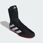 Boxschuhe Adidas Box Hog 4 Schwarz-Weiß 