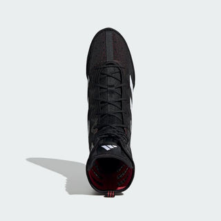 Boxschuhe Adidas Box Hog 4 Schwarz-Weiß 