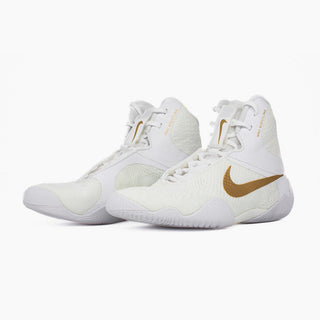 Ringerschuhe-Wrestling Nike Tawa Weiß-Gold