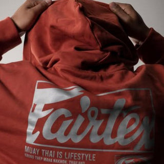 Sweatshirt Fairtex FHS22 mit Kapuze Orange 