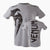 T-shirt aus Baumwolle Venum Giant Grau-Schwarz 
