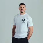 T-shirt Manto Society Bianco-Combat Arena