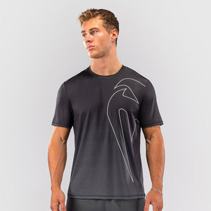T-shirt Venum Dry Tech Giant Shift Schwarz-Grau-Combat Arena