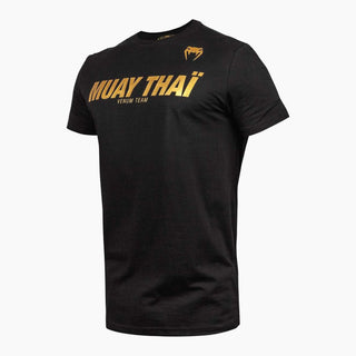 T-shirt Venum Muay Thai VT Schwarz-Gold 