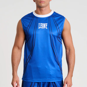 T-shirt Technik Tanktop WAKO Leone AB995 Blau-Combat Arena