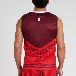 T-shirt Technik Tanktop WAKO Leone AB995 Rot-Combat Arena