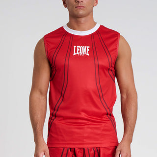 T-shirt Technik Tanktop WAKO Leone AB995 Rot-Combat Arena