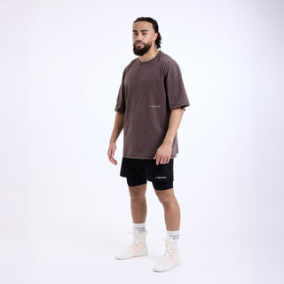 T-shirt Boxraw Sparring Club Oversize Braun 