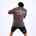T-shirt Boxraw Sparring Club Oversize Braun 
