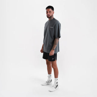 T-shirt Boxraw We Don't Play Boxing Oversize Grau-rosa 