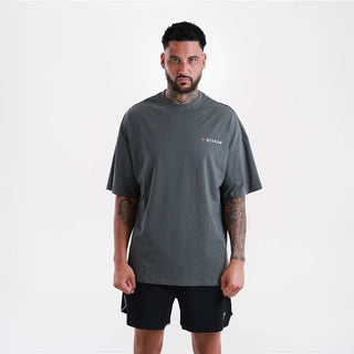 T-shirt Boxraw We Don't Play Boxing Oversize Grau-rosa 