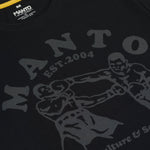 T-shirt Manto Schwarzer Boxeo 