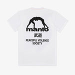 T-shirt Manto Society Weiß 