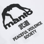 T-shirt Manto Society Weiß 