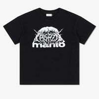 T-shirt oversize Manto Treasure Zone Schwarz 