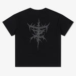 T-shirt oversize Manto Treasure Zone Schwarz 