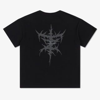 T-shirt oversize Manto Treasure Zone Schwarz 