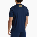 T-shirt Technik Leone DNA Logo ABX718 Blau 
