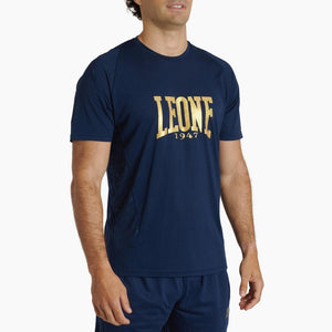 T-shirt Technik Leone DNA Logo ABX718 Blau 