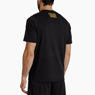 T-shirt Technik Leone DNA Logo ABX718 Schwarz 