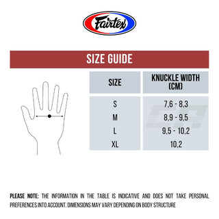 mma handschuhe größentabelle MMA-Handschuhe Fairtex Super Sparring Grappling 7 oz FGV18 – Combat Arena