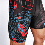 Shorts zur Kompression Half Sumo Black Mamba Neon 