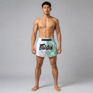 Kick-Thai Shorts Fairtex BS1923 Racer Weiß