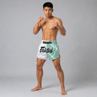 Kick-Thai Shorts Fairtex BS1923 Racer Weiß