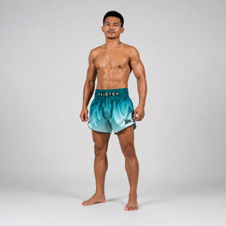 Kick-Thai Shorts Fairtex BS1906 Fade Grün