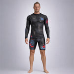 Rashguard Half Sumo Black Mamba Neon langärmlig 